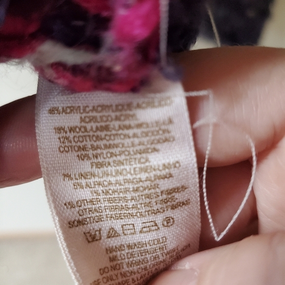 Free People Boho Chunky Multicolored  Tunic Sweater Size M - Picture 4 of 5